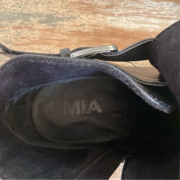 MIA Ankle Boots Black Size 7.5 - Picture 8 of 9